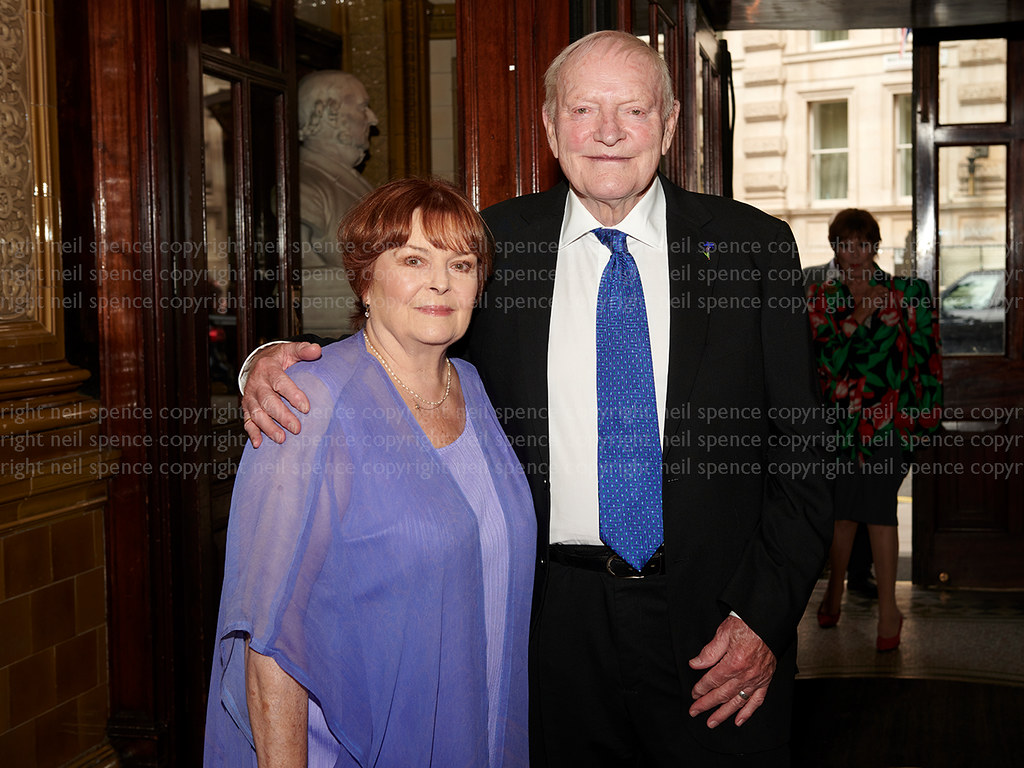 Julian Glover and Isla Blair at Lunch for HRH The Duchess of Cornwall’s 75th birthday
