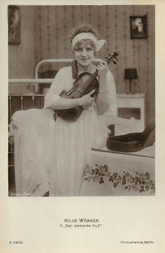 Hilde Wörner in Der siebente Kuß (1918)