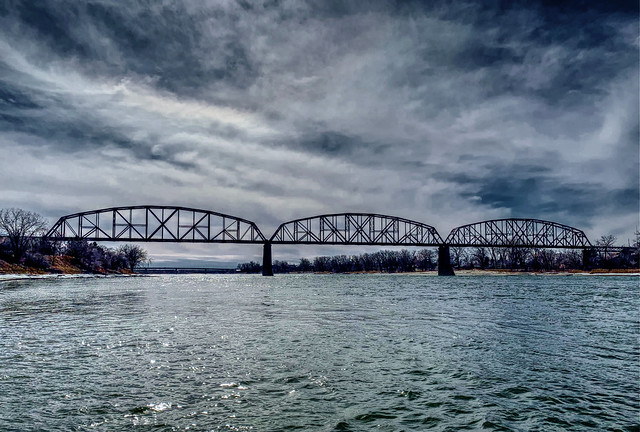 BNSF - Missouri River High Bridge - Bismarck - North Dakota