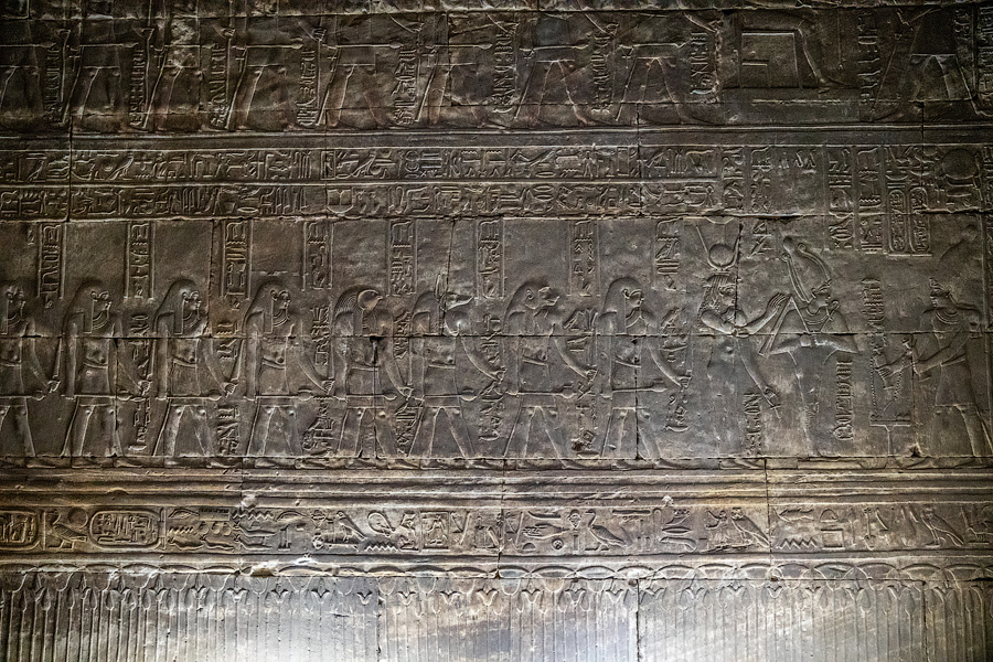 Внутренний Гипостильный Зал. Храм Гора, Эдфу, Египет