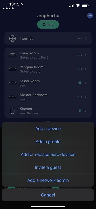 eero iOS App - Add or Replace eero Devices