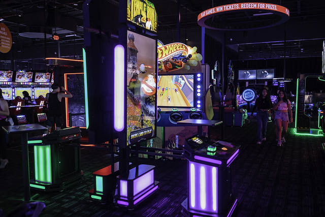 Food and Games at the Arcade