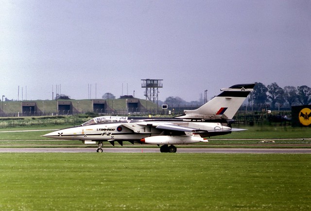 Panavia MRCA Tornado F.2 ADV prototype ZA267 seen at the Waddington Airshow 1981