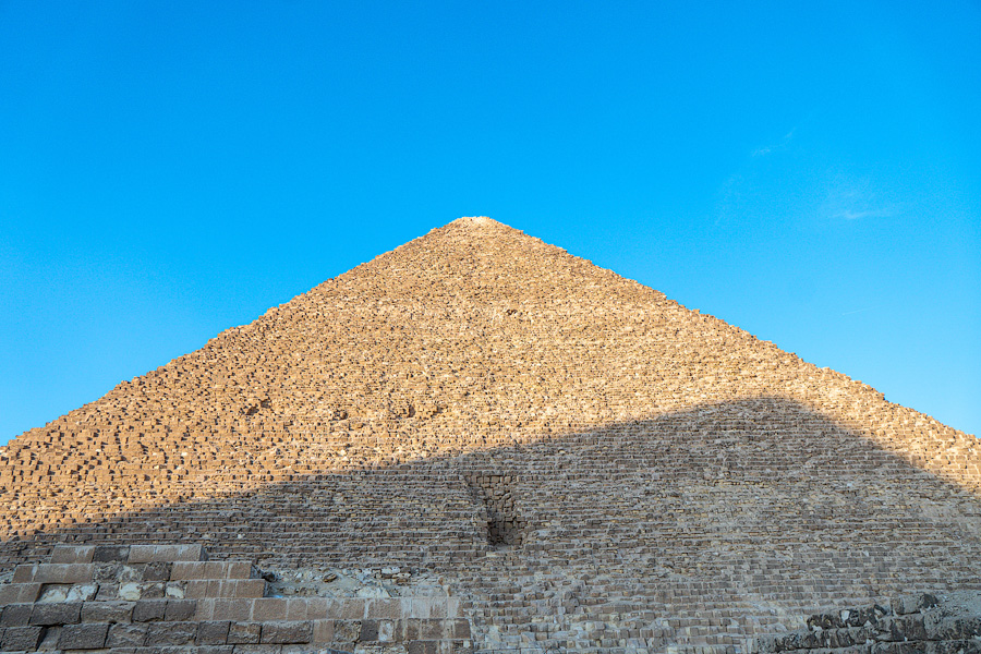 Южная сторона пирамиды Хеопса