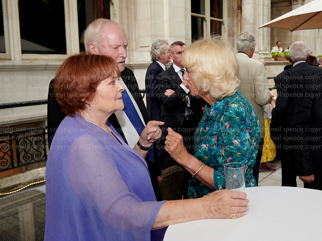 Isla Blair & Julian Glover with Lunch for HRH The Duchess of Cornwall’s 75th birthday