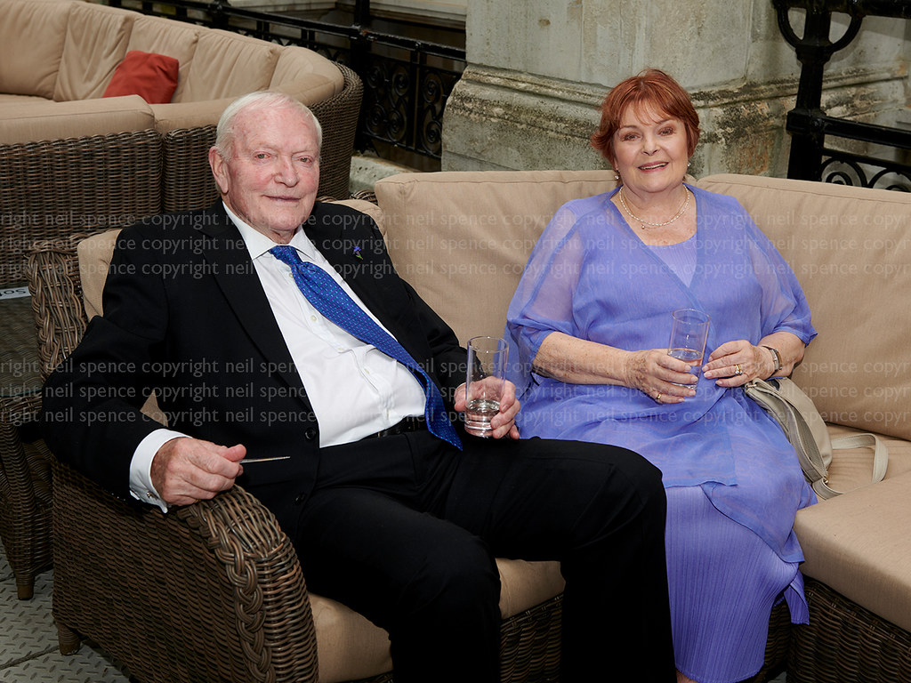 Julian Glover & Isla Blair at Lunch for HRH The Duchess of Cornwall’s 75th birthday