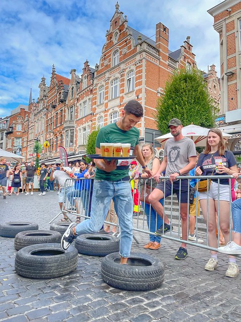 Bartender race 2022 at Leuven's foodfestival Hapje Tapje