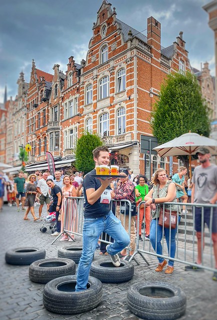 Bartender race 2022 at Leuven's foodfestival Hapje Tapje