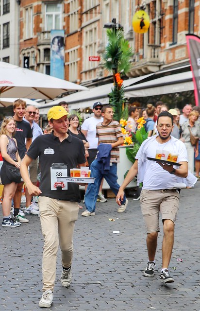 Bartender race 2022 at Leuven's foodfestival Hapje Tapje