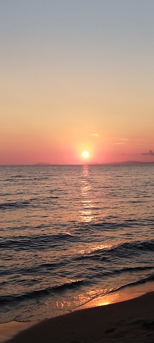 Paestum sunset by eudibi, Tirreno sunset