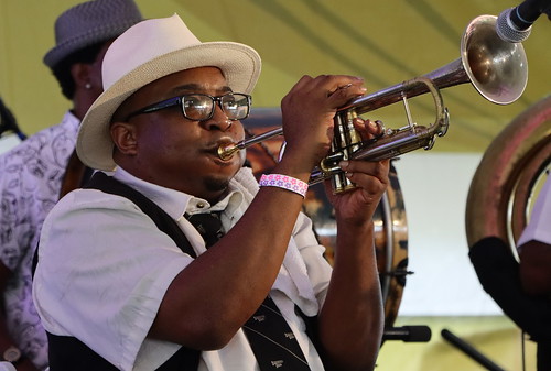 Kevin Louis at Satchmo SummerFest 2022. Photo by Demian Roberts.