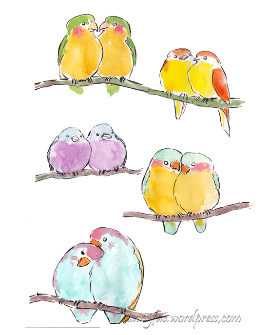 birb sketches