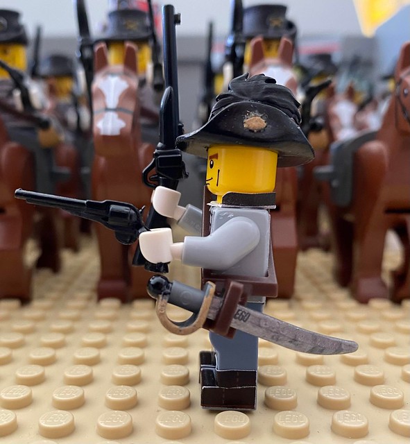 American Civil War Confederate Lego Cavalry