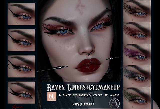 +ARANA+ Raven Eyes Makeup LelEvoX