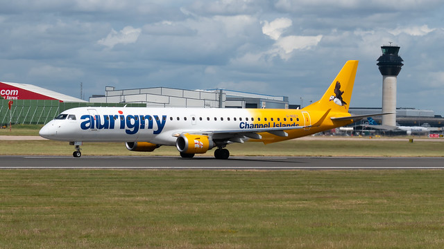 Aurigny Air Serves E195 | G-NSEY