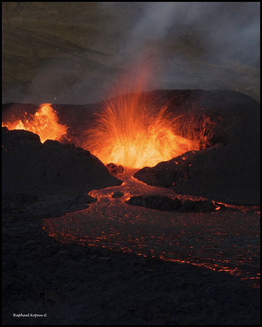 Fagradalsfjall volcano August 2022