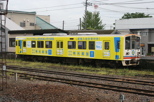 Kanto Railway 2200 series in Shimodate.Sta, Chikusei, Ibaraki, Japan / Aug 13, 2022