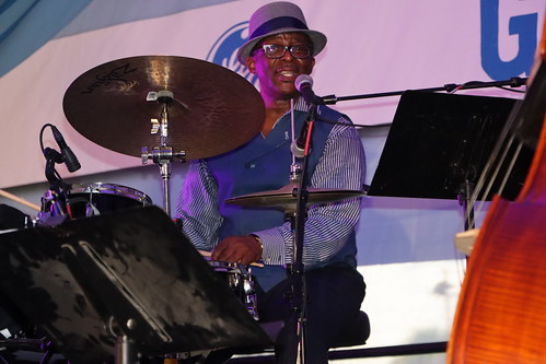 Herlin Riley at Satchmo SummerFest 2022. Photo by Demian Roberts.