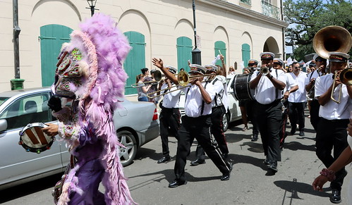 Kinfolk Brass Band at French Quarter Fest 2022. Photo by Demian Roberts.
