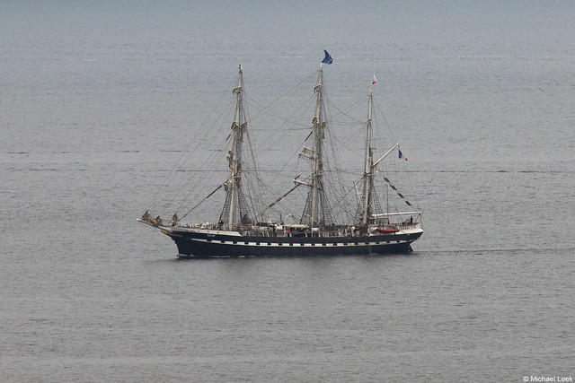 The French barque Belem, built in 1896; Firth of Clyde, Argyll, Scotland.