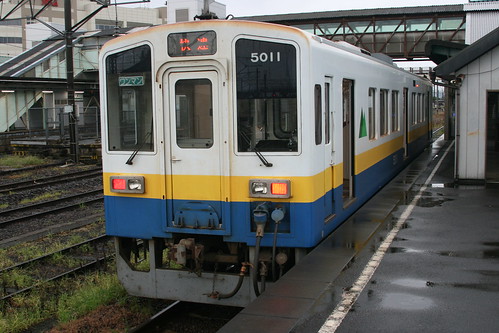 Kanto Railway 5010 series in Shimodate.Sta, Chikusei, Ibaraki, Japan / Aug 13, 2022