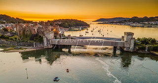 Conwy Castle Sunset Aug22