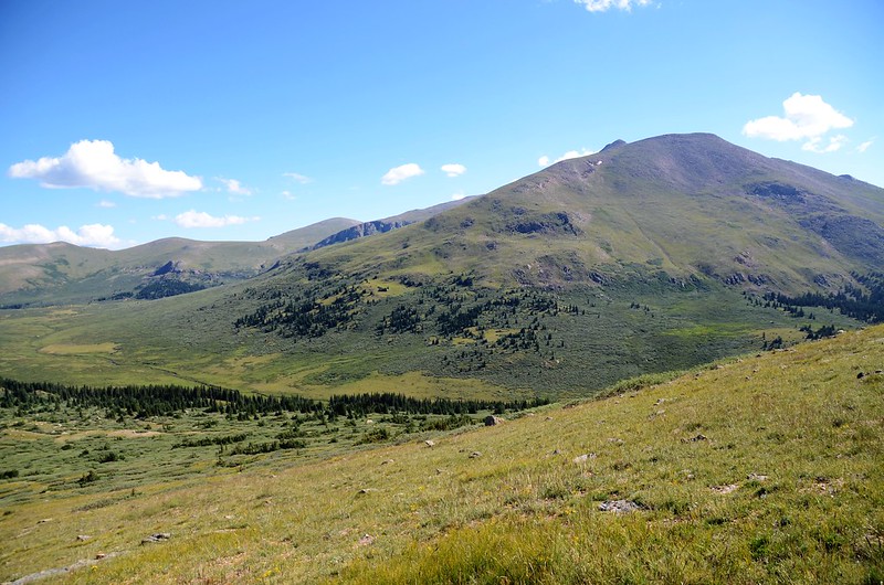 Looking east at Mount Bierstead from the trail (3)