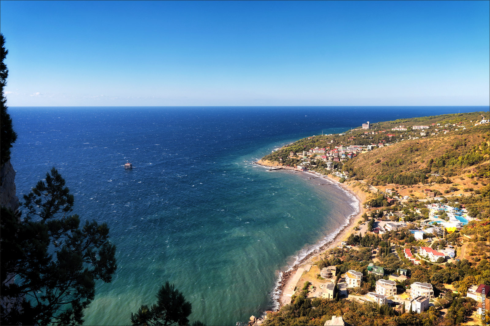 Черное море в Кацивели, Крым