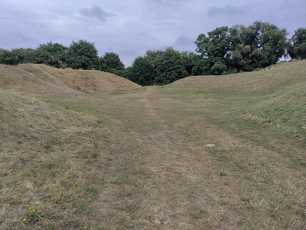 Cirencester Amphitheatre earthwork remains