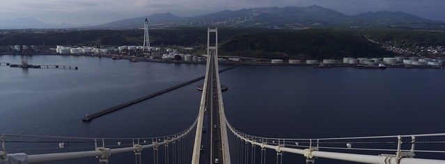 The Hakuchō Bridge, Muroran, Hokkaido
