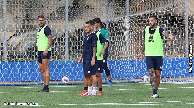 Sarao, Giovinco e Palermo in allenamento in una foto di repertorio