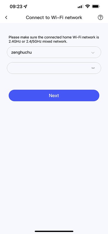 Dreamehome iOS App - Setup - Connect To Wi-Fi