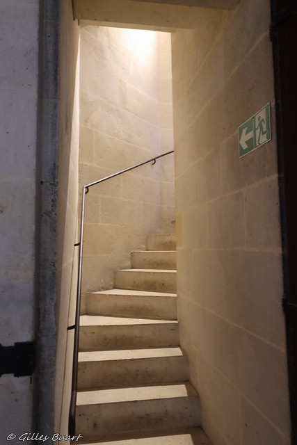 Escalier Tour Charlemagne - Chateau de Pierrefonds (60)