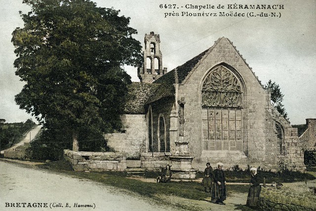 Chapelle de Kéramanac'h carte postale ancienne vers 1900