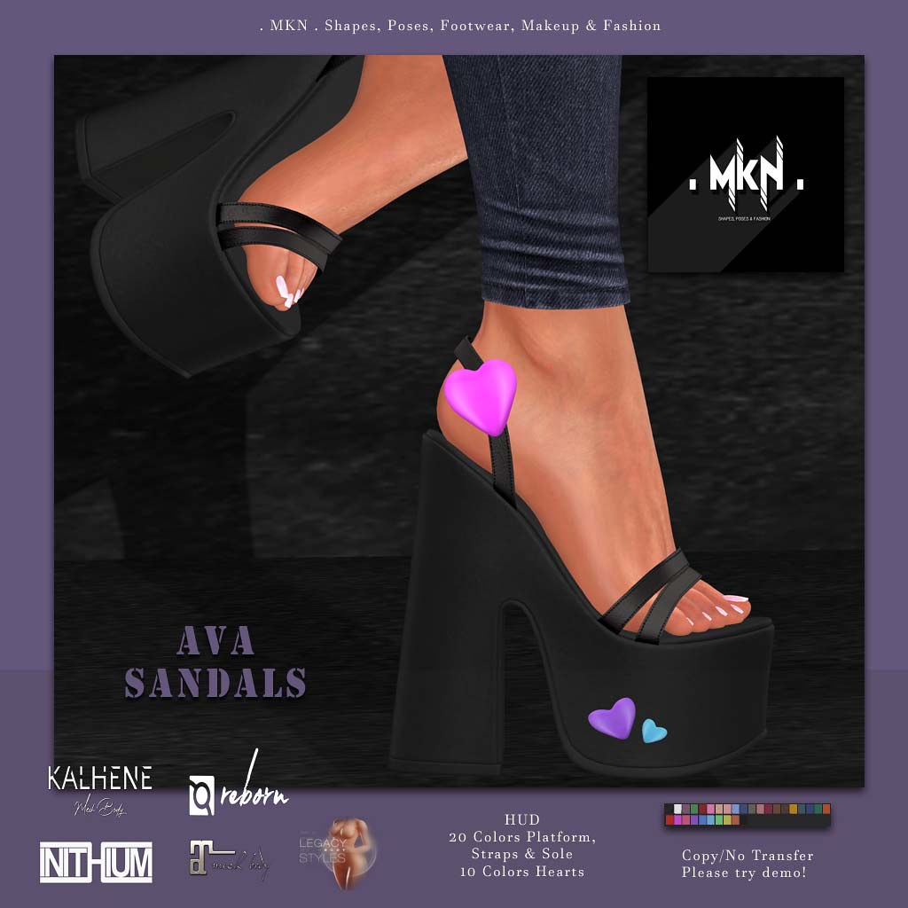 50% OFF PROMO . MKN . Ava Sandals