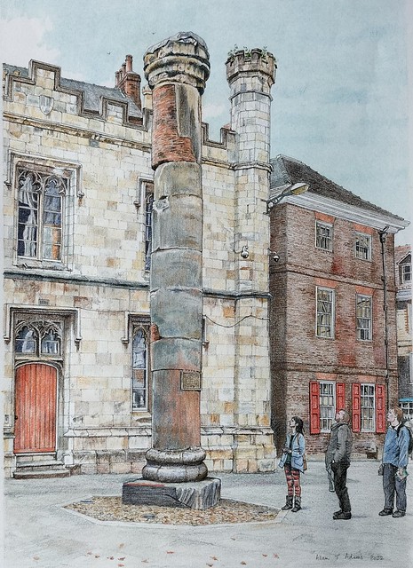 The Roman column, York