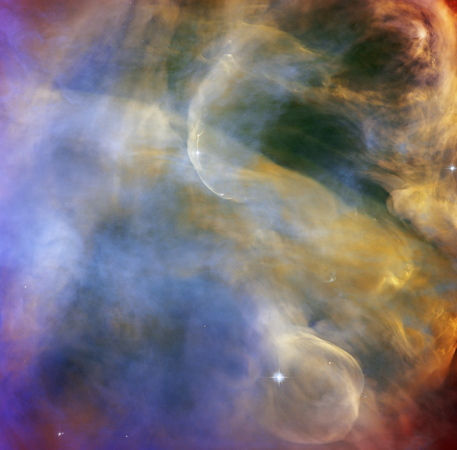 Celestial cloudscape in the Orion Nebula