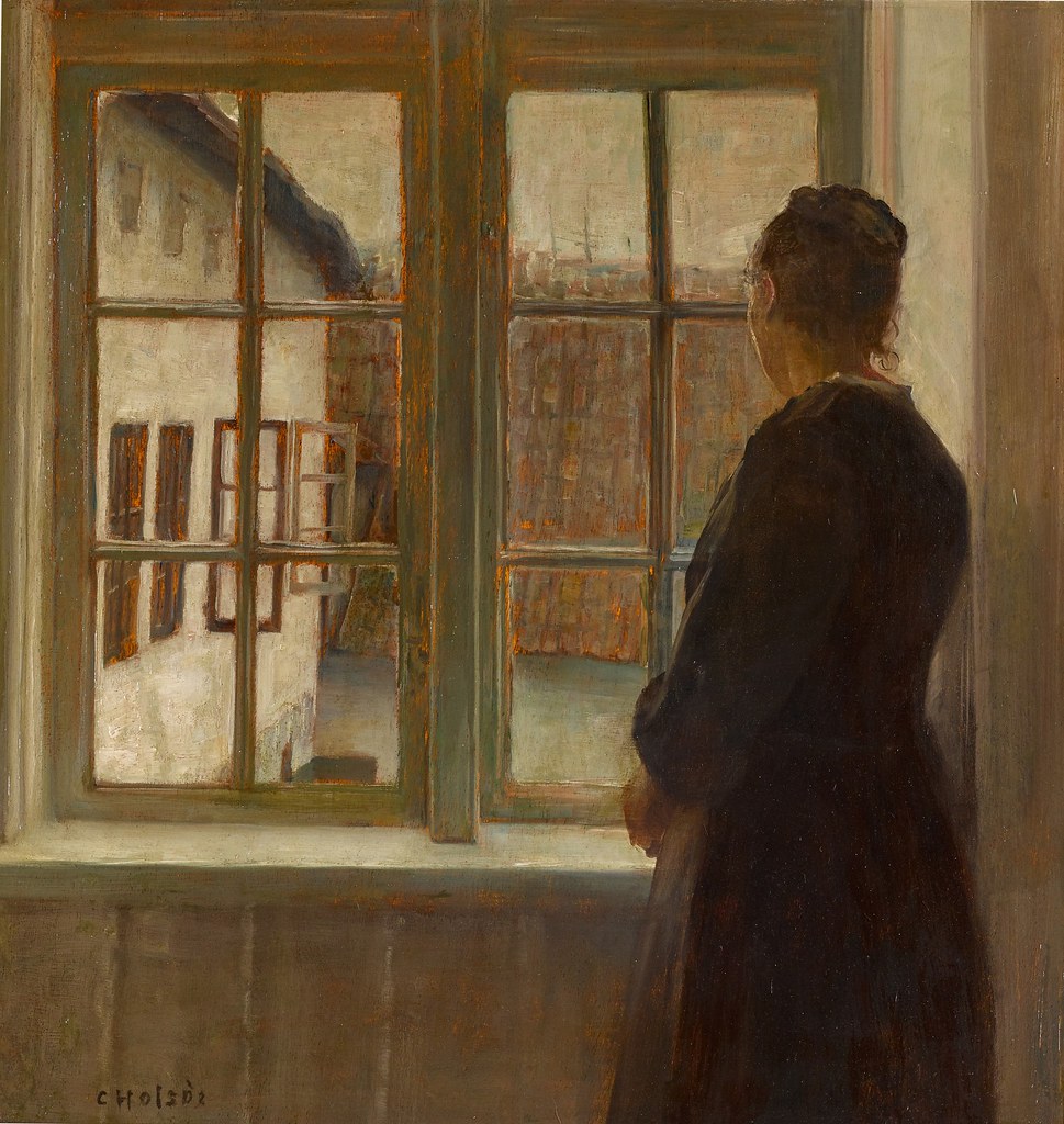 Carl Vilhelm Holsøe «By the Window»