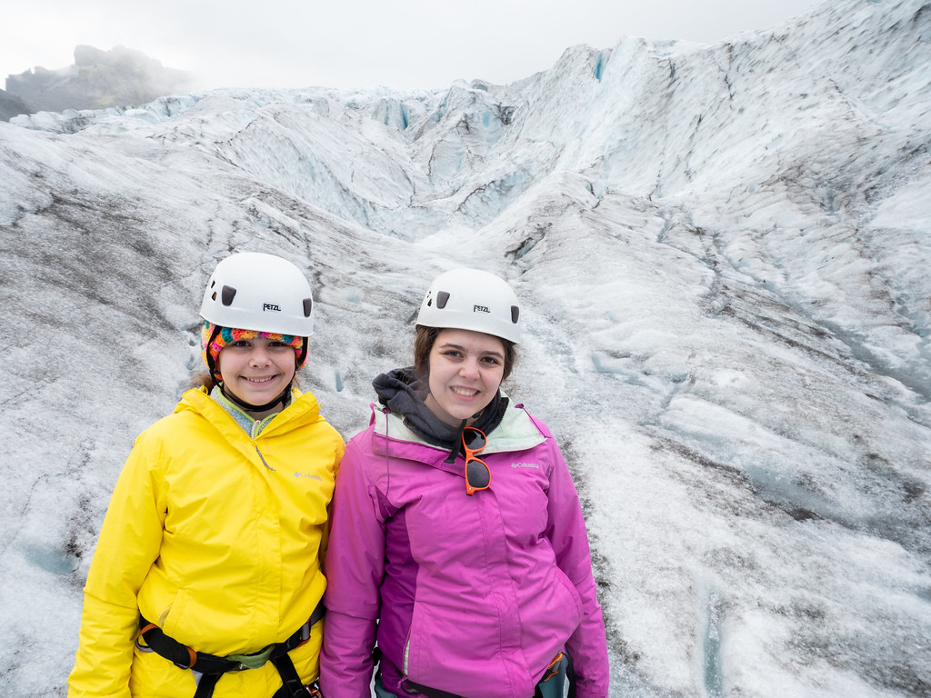 On the glacier