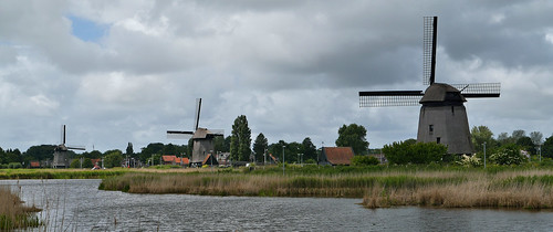 molen mill moulin landscape wiekenplas wieken wicks alkmaar noordholland netherlands