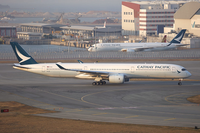 B-LXC, Airbus A350-1000, Cathay Pacific, Hong Kong