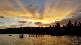 Sunset at Lake Forest, north Lake Tahoe