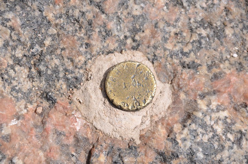 Benchmark on the summit of Mount Evans (3)