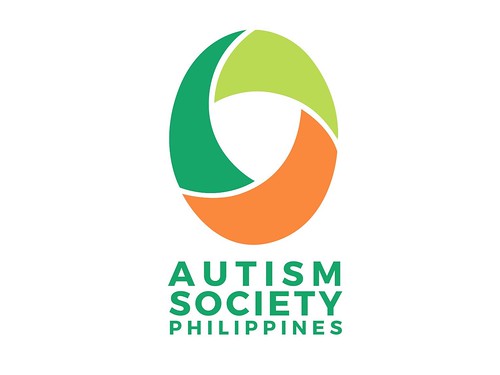 The image shows ASP Logo with three colors Green, Yellow Green and Orange with the name "Autism Society Philippines".