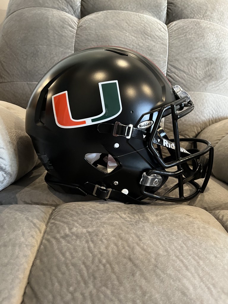 2019 Miami Hurricanes Authentic Alternate Miami Nights Hel… | Flickr