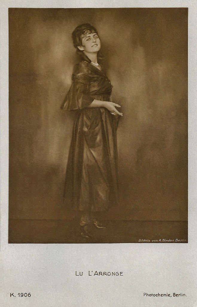 Lu L'Arronge | German postcard by Photochemie, Berlin, no. K… | Flickr