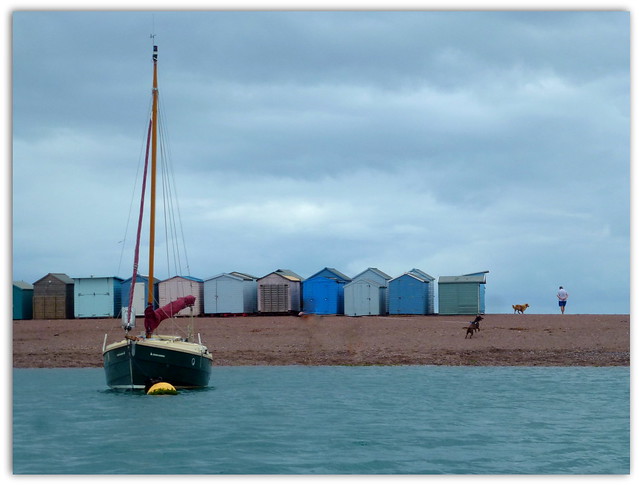 Boat and beach huts