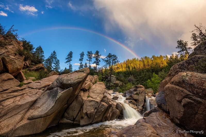 Waterfall Roses Sunset Hassayampa and Tributaries | Flickr