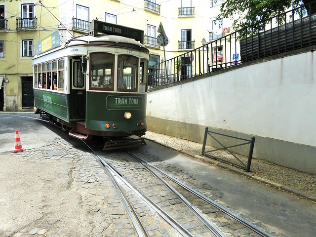 Tram 735 tour historique de Lisbonne  (Portugal)