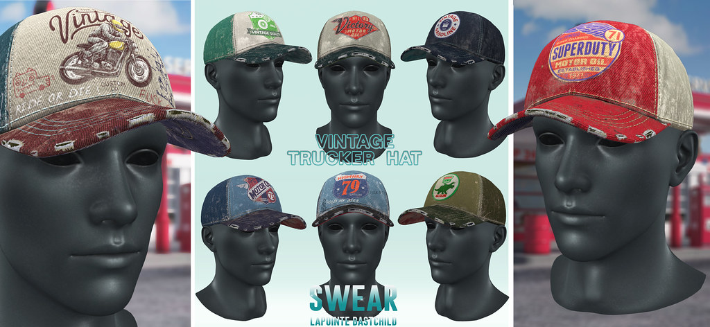 L&B @ Men Only Aug – Swear Vintage Trucker Caps!